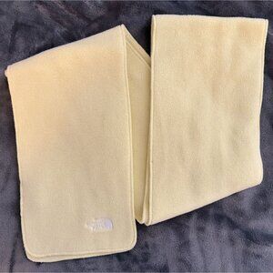 The North Face Unisex Polartec Recycled Fleece Scarf OS Pale Yellow Outdoor